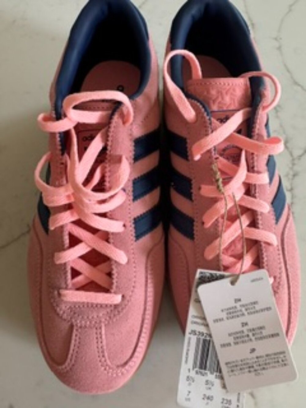 ADIDAS GAZELLE STACK PINK BLUE SIZE 7